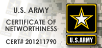 US Army Certificate of Networthiness