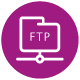 icon of a file titled FTP